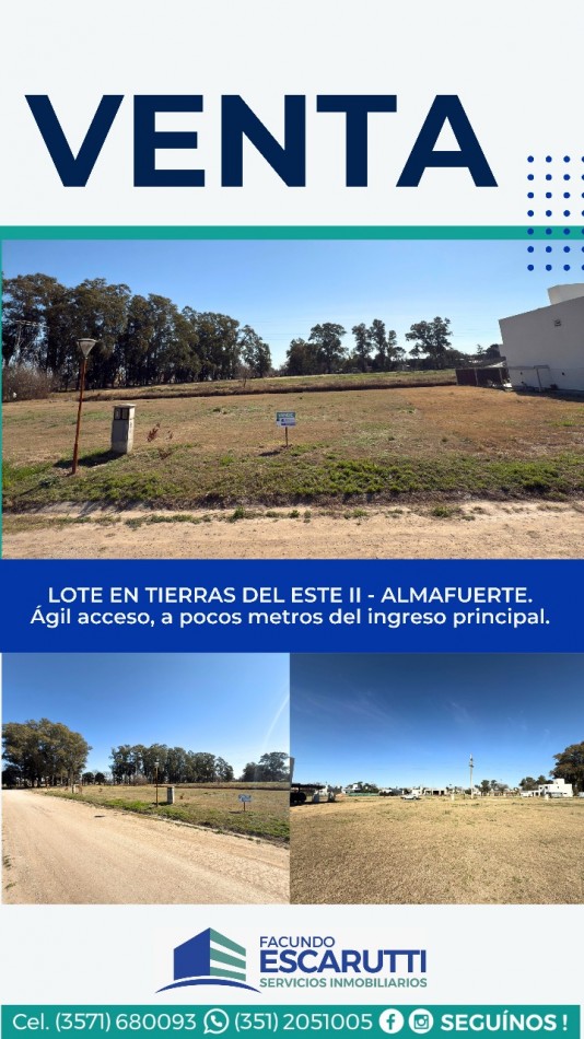LOTE EN TIERRAS DEL ESTE II