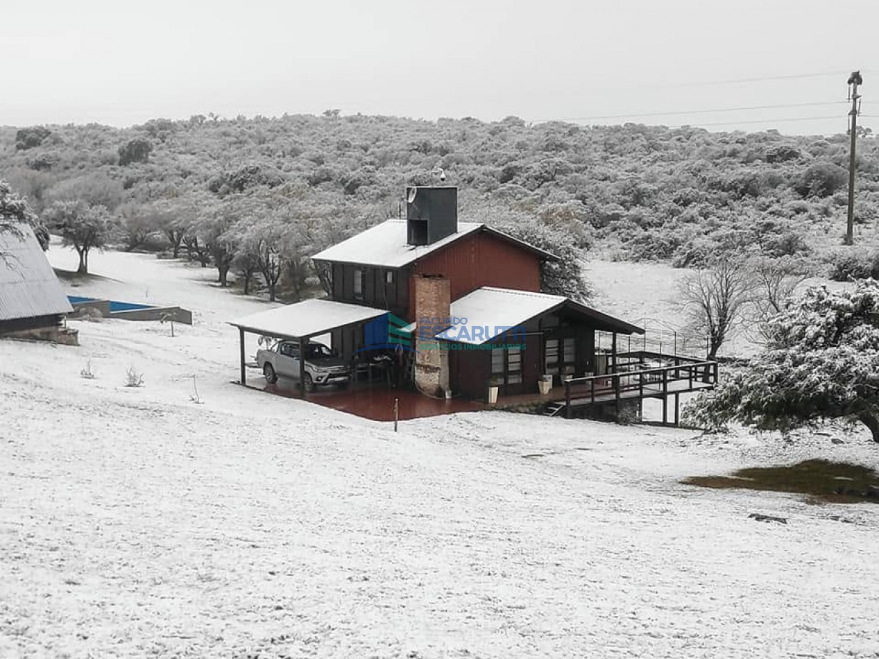 EXCELENTE CAMPO de 54 HAS. S/ COSTA DE ARROYO C/ TRES CABAÑAS A 20 MINUTOS DE ALMAFUERTE. 